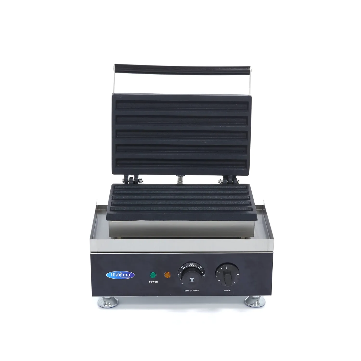 Maxima piastra waffle 5 churros antiaderente