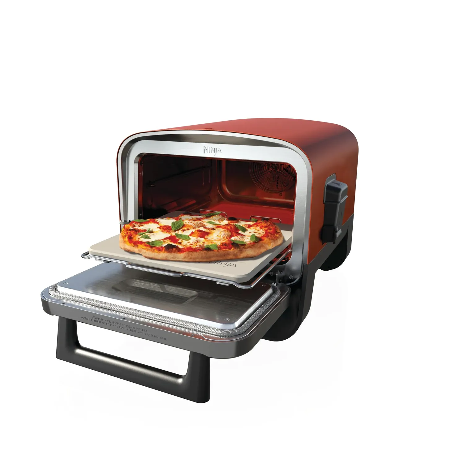 Ninja Woodfire OO101EU Forno Pizza Esterno 8-in-1 rosso