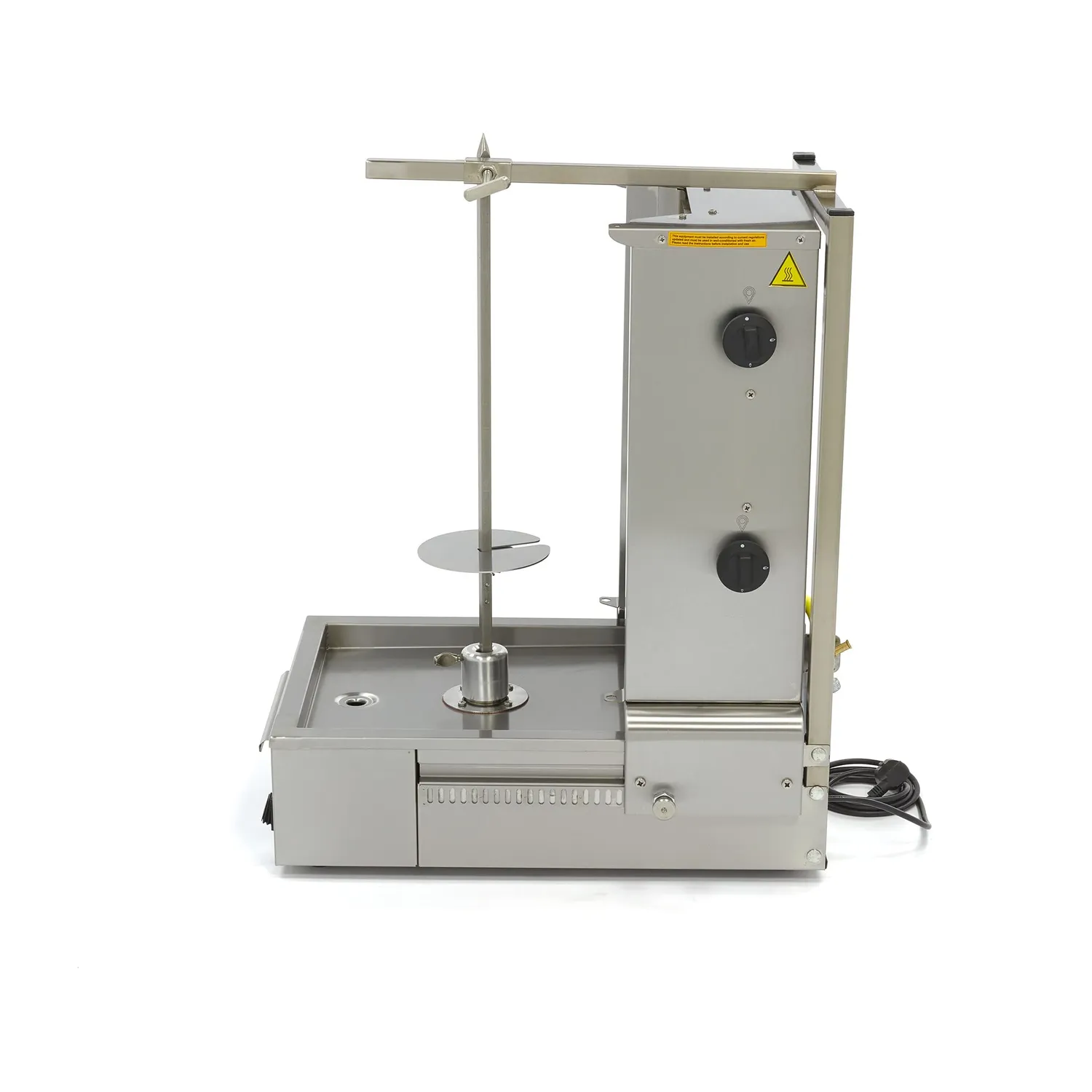 Pizza Maxima grill kebab gas 2 bruciatori 20kg carne