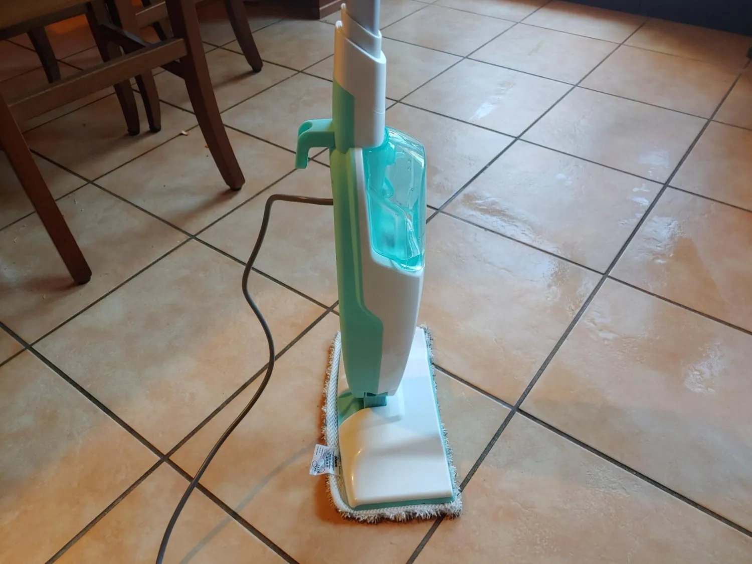 Shark Steam Mop S1000EU scopa a vapore bianca verde
