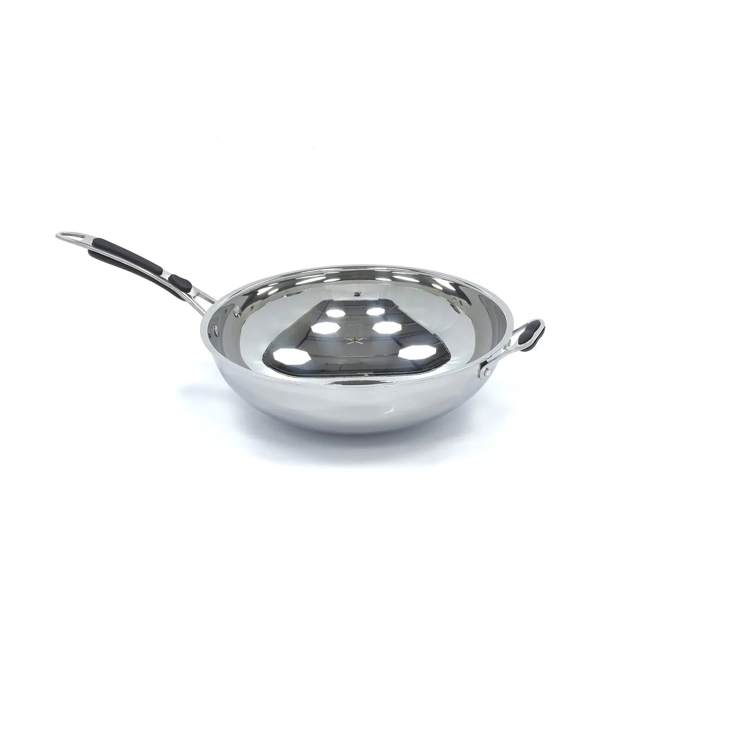 Maxima Padella Wok Ø36 cm Inox per Induzione