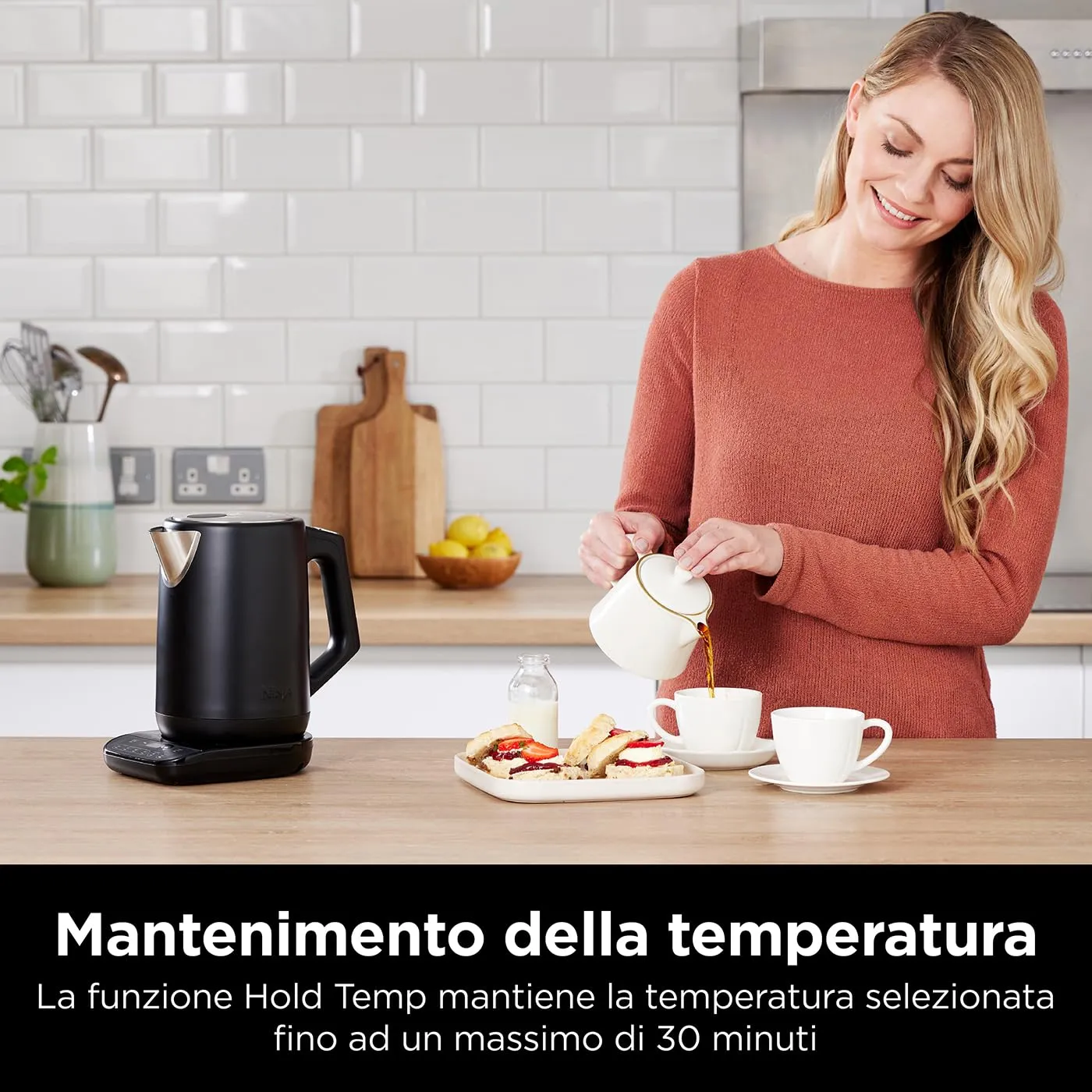 Ninja bollitore elettrico 1,7L temperatura regolabile nero