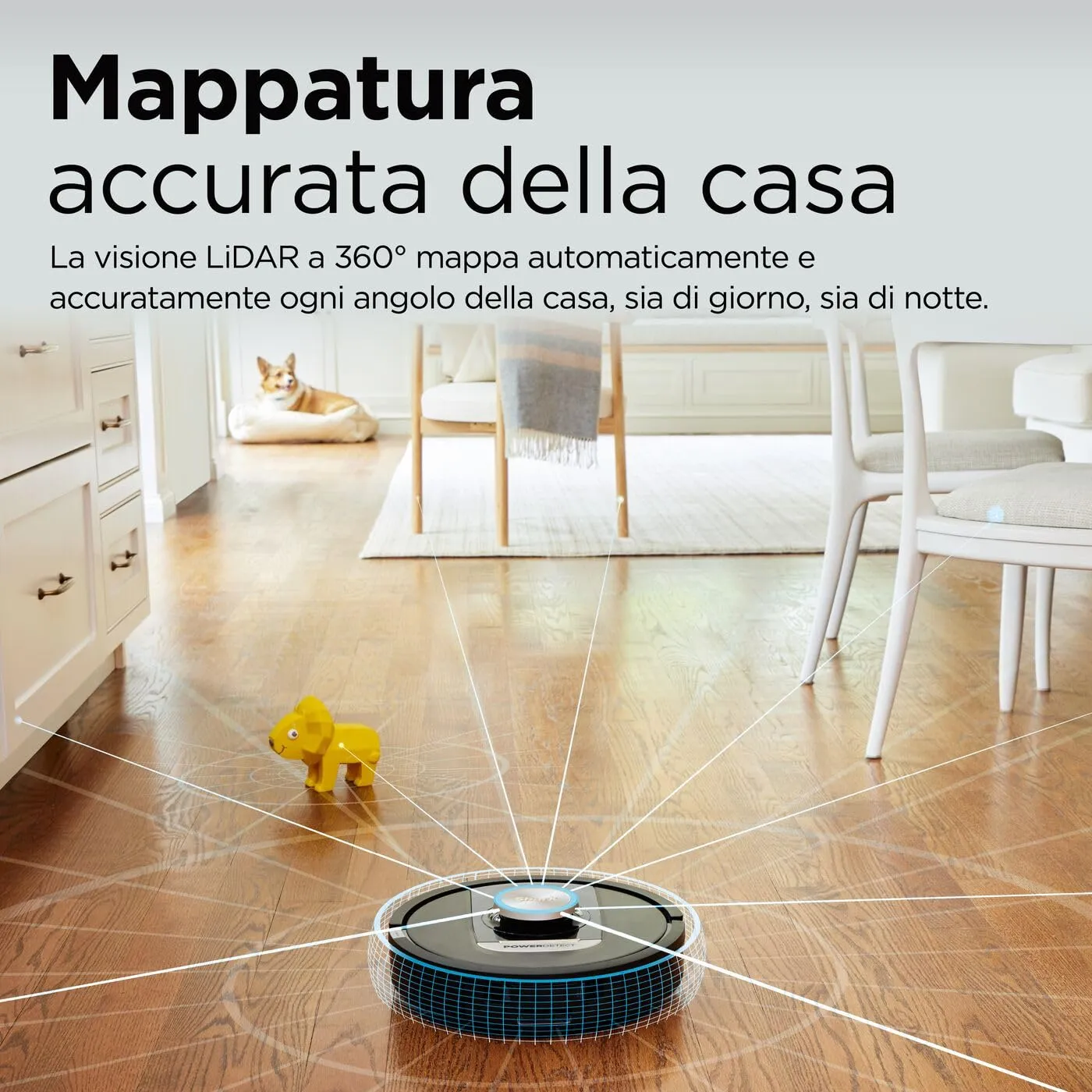 Shark PowerDetect robot aspirapolvere nero autosvuotante 60 giorni