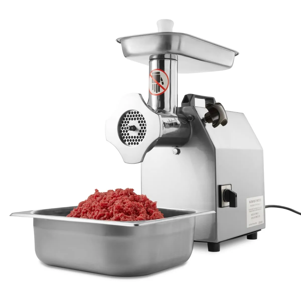 Pizza Maxima MMM 22 tritacarne elettrico 1100W 220 kg/h