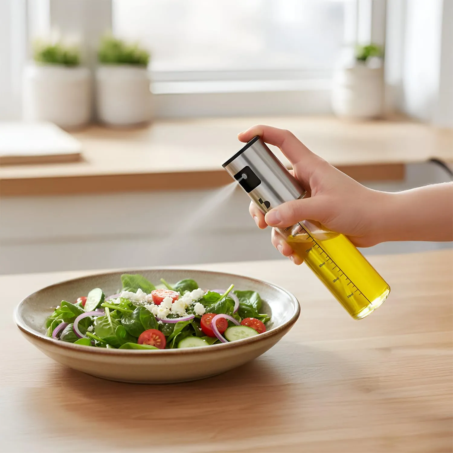 Beper Spruzzino Olio Vetro 100 ml per Friggitrice