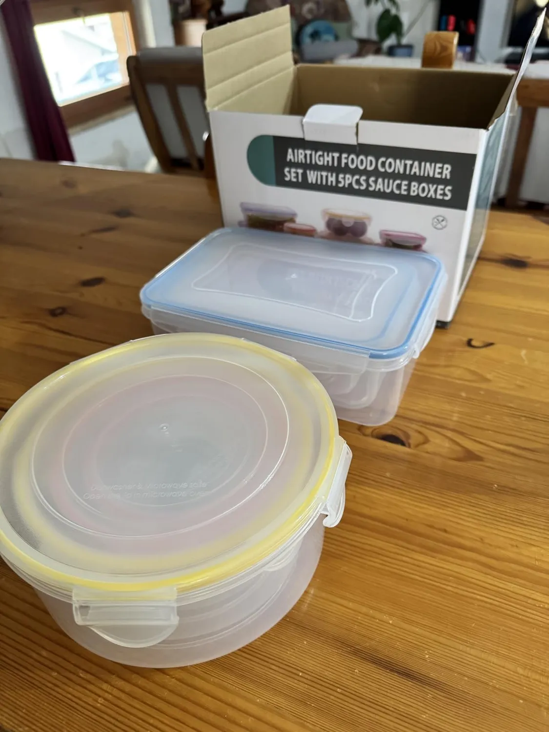 Yashe Contenitori Ermetici Alimenti Set 16 Pezzi Mist Formati