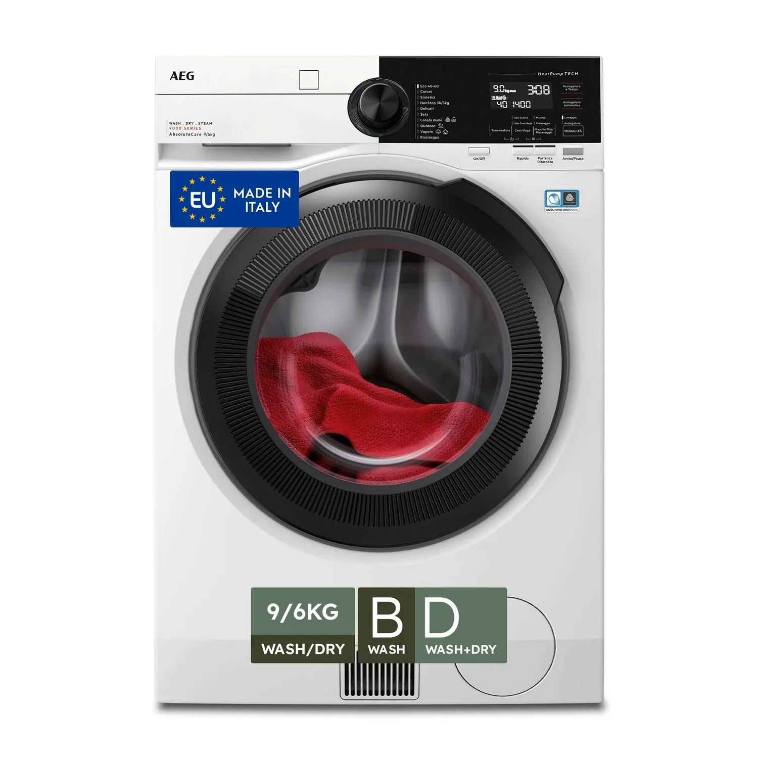 AEG LWR7G856OB lavasciuga 8/5 kg Serie 7000 ProSteam