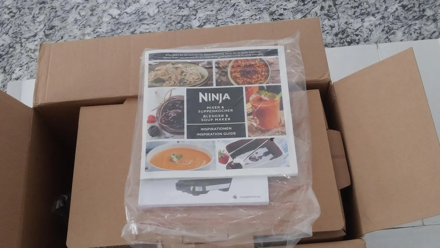 Ninja Foodi frullatore cuoci zuppe nero 1,7L vetro