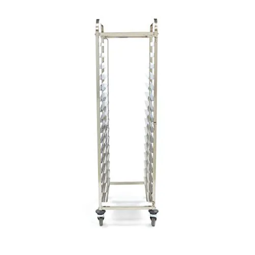 Maxima Carrello portavassoi 16 vassoi 60x40 cm inox