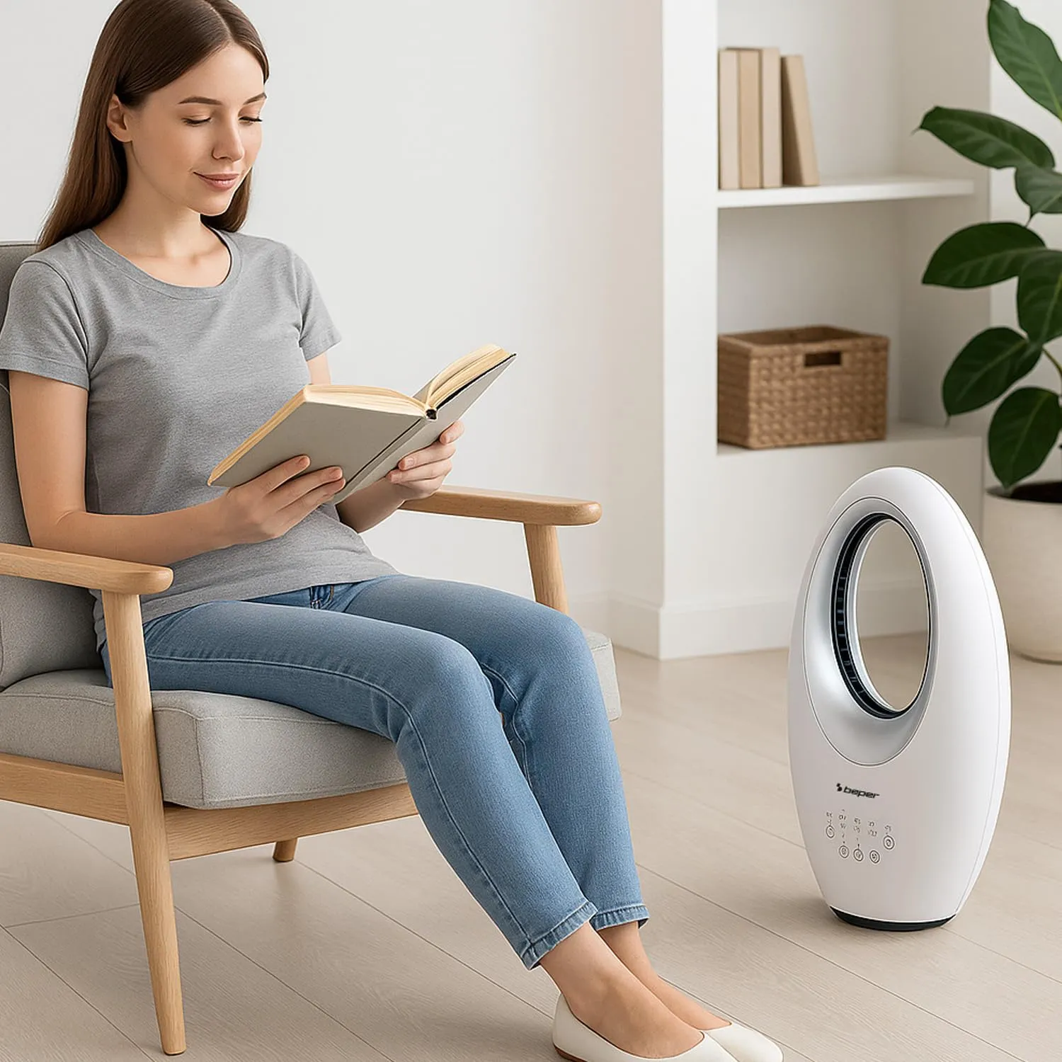 Beper P206VEN351 ventilatore senza pale con telecomando