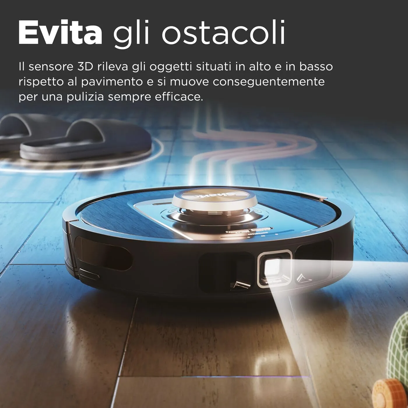Shark PowerDetect robot aspirapolvere nero autosvuotante 60 giorni