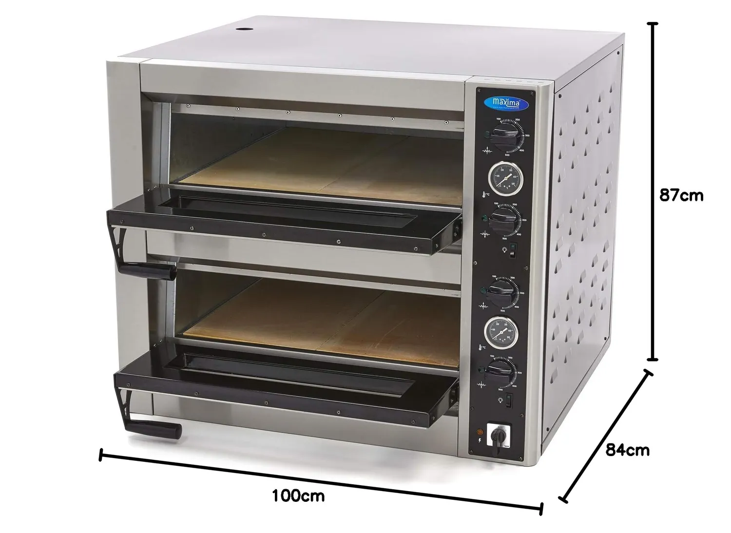 Pizza Maxima Deluxe forno pizza doppio 8x30cm 400V