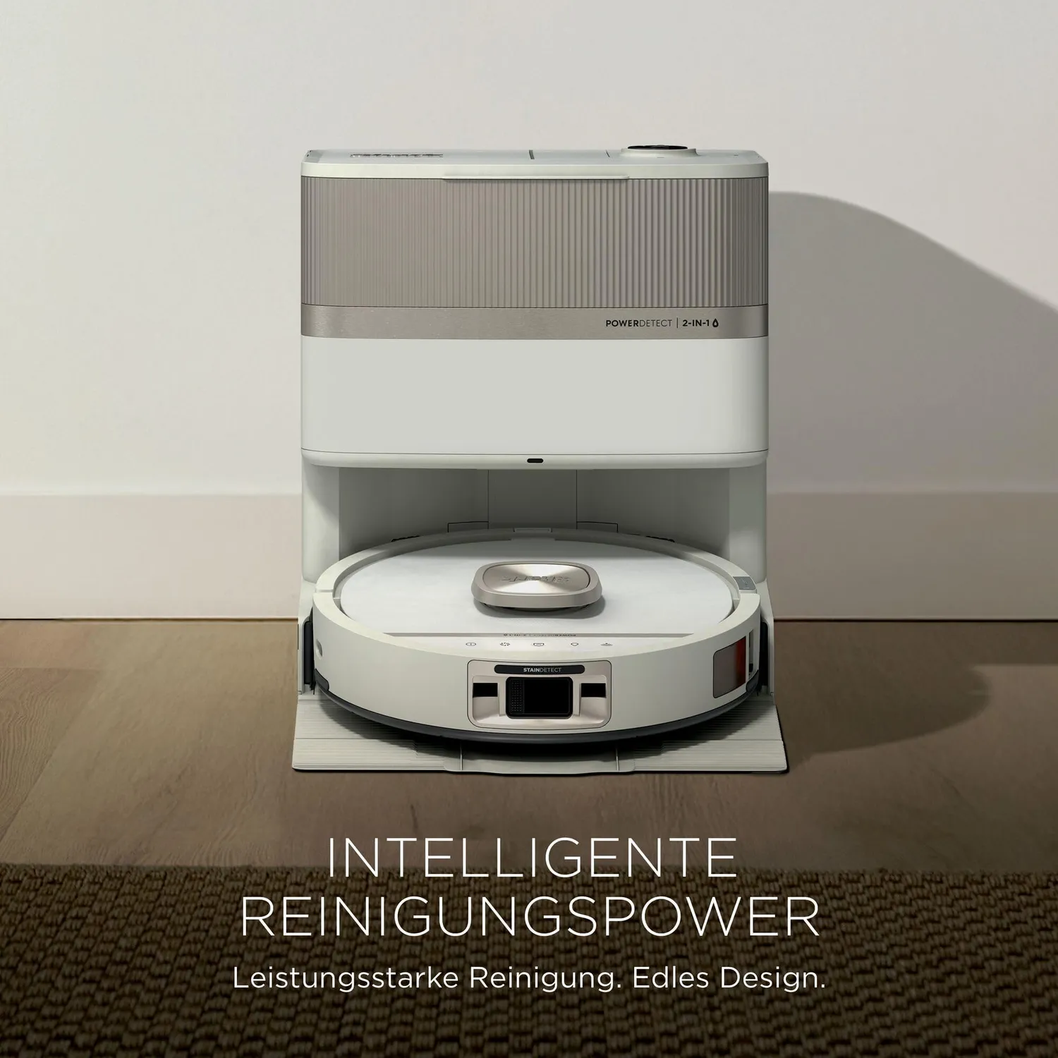 Shark PowerDetect Luxe UV Reveal robot 2in1 tortora