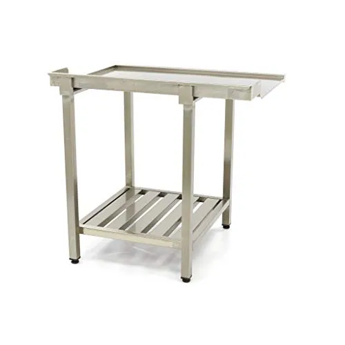 Maxima Tavolo Lavastoviglie 120x75 Destra con Alzatina Inox