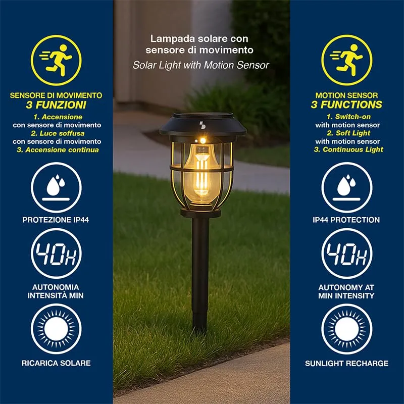 Beper P207ILO106 lampada solare giardino sensore IP44