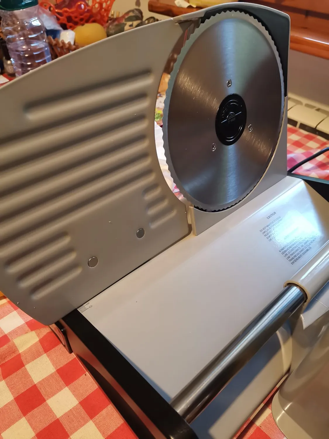 Yashe Affettatrice Elettrica 2 Lame Vassoio 200W 19cm