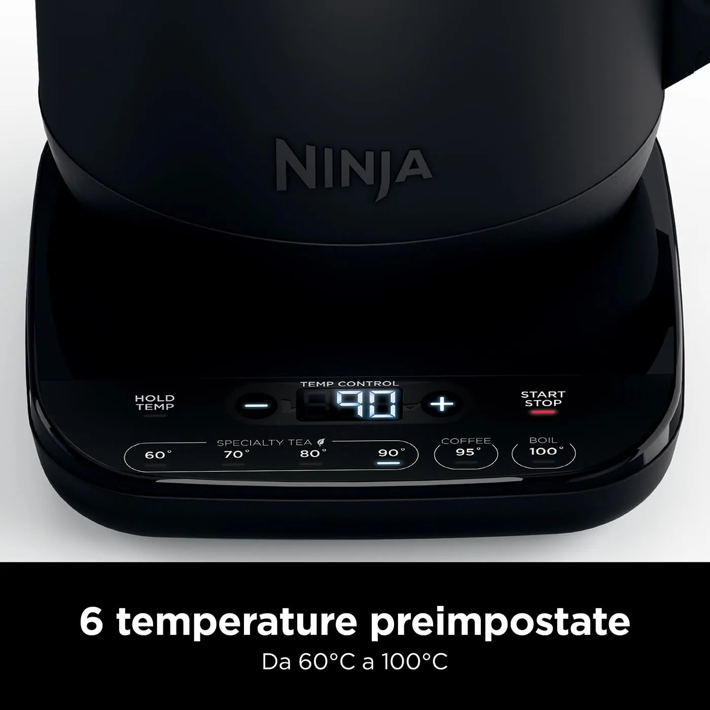 Ninja bollitore elettrico 1,7L temperatura regolabile nero