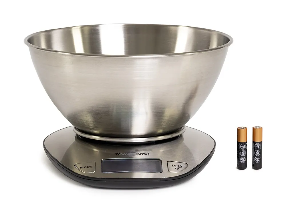 Melchioni Family Graal bilancia cucina 5kg con ciotola