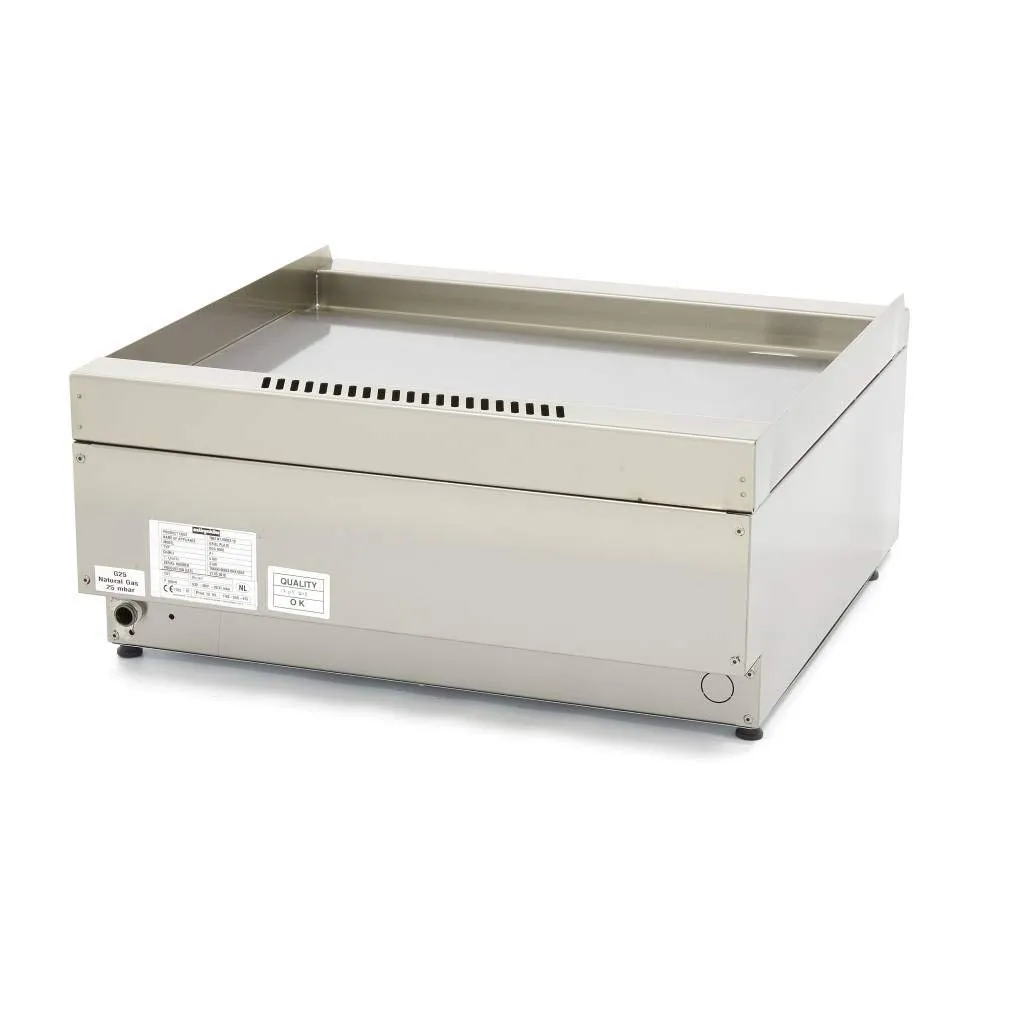 Maxima fry top gas piastra liscia 60x60 cm 5 kW