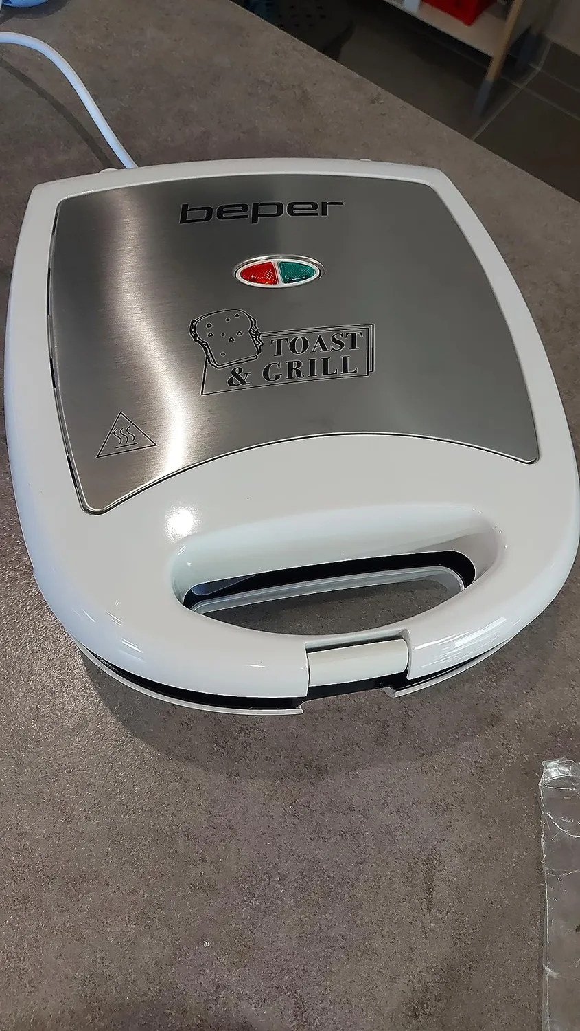 Beper Maxi Toast&Grill tostiera 4 fette 1300W