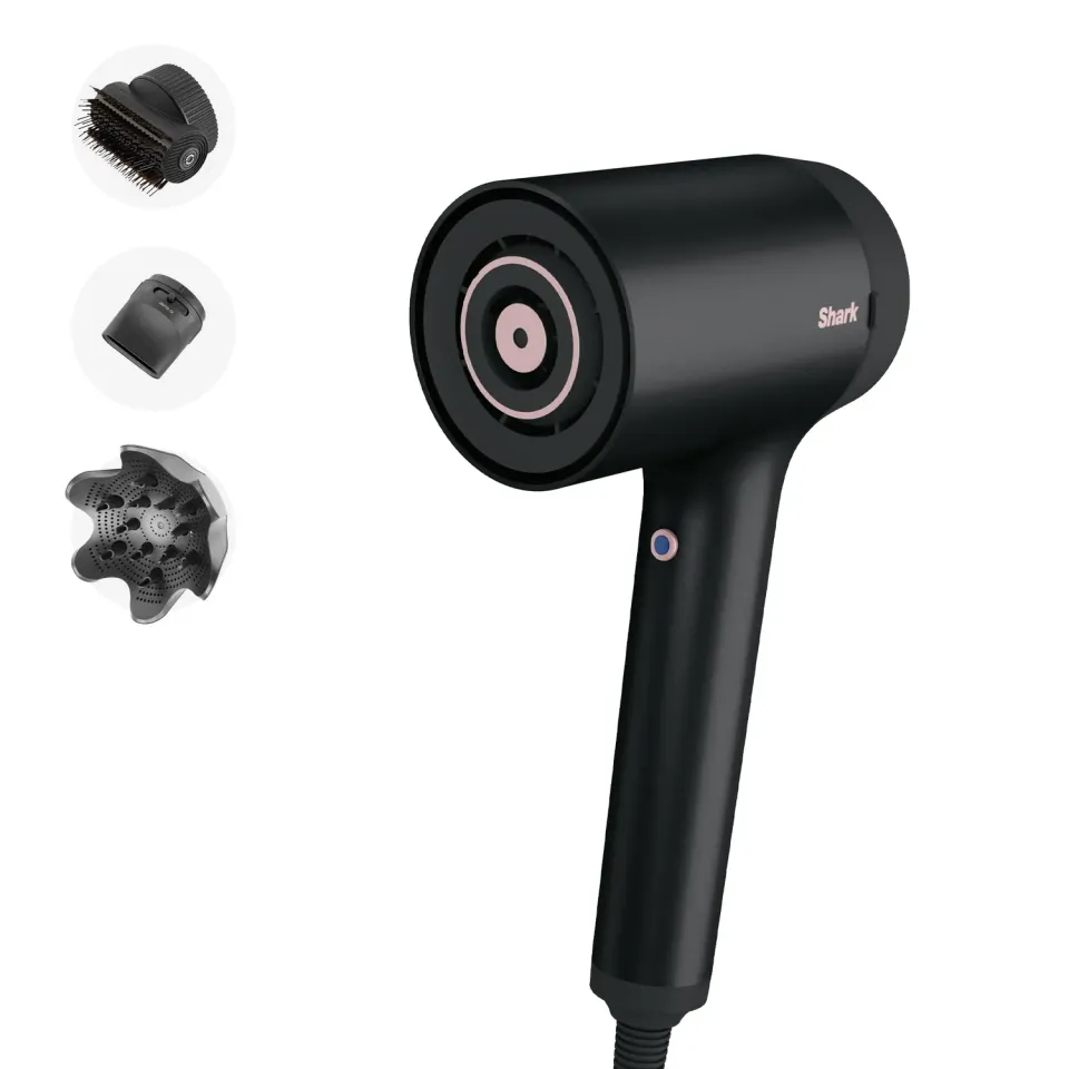 Shark STYLE iQ HD120EU phon nero oro rosa 3 in 1