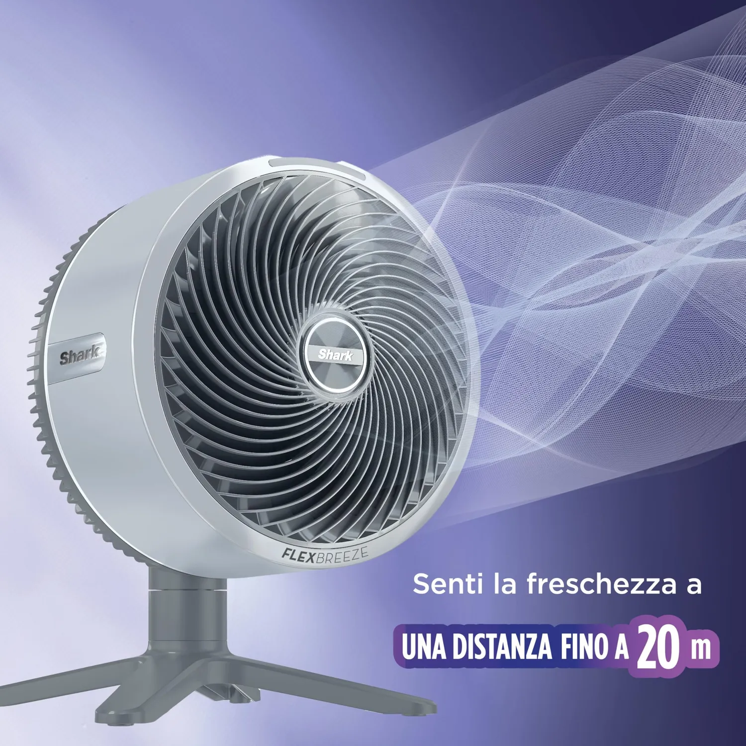 Shark FlexBreeze TableMate FA150EU Ventilatore 24h Nebbia