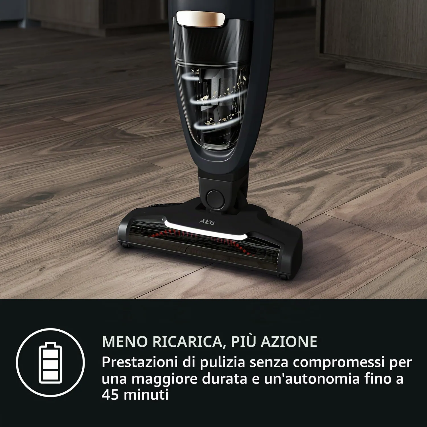 AEG QX6-1-45AN Aspirapolvere Senza Filo 45 min Animali