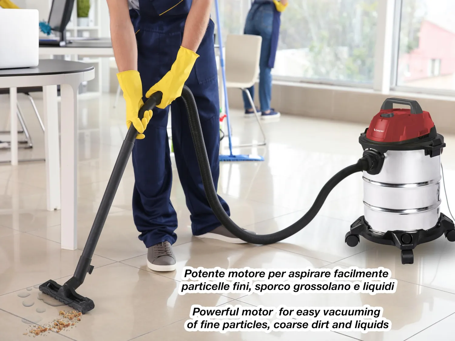 Beper P202ASP300 aspiratore solidi e liquidi 20L 1000W