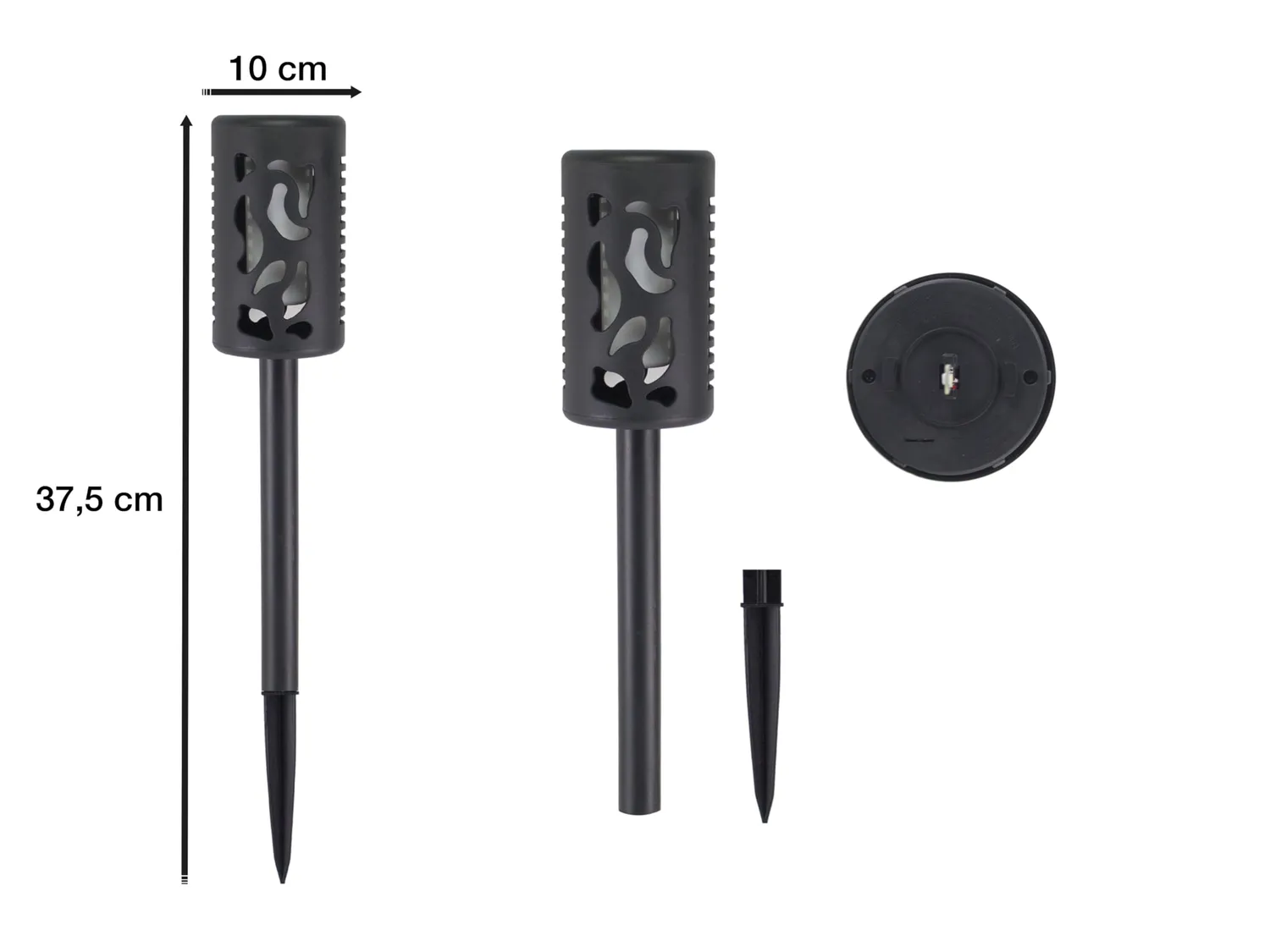 Beper P207ILO101 Luce Solare Effetto Fiamma 12 LED IP44