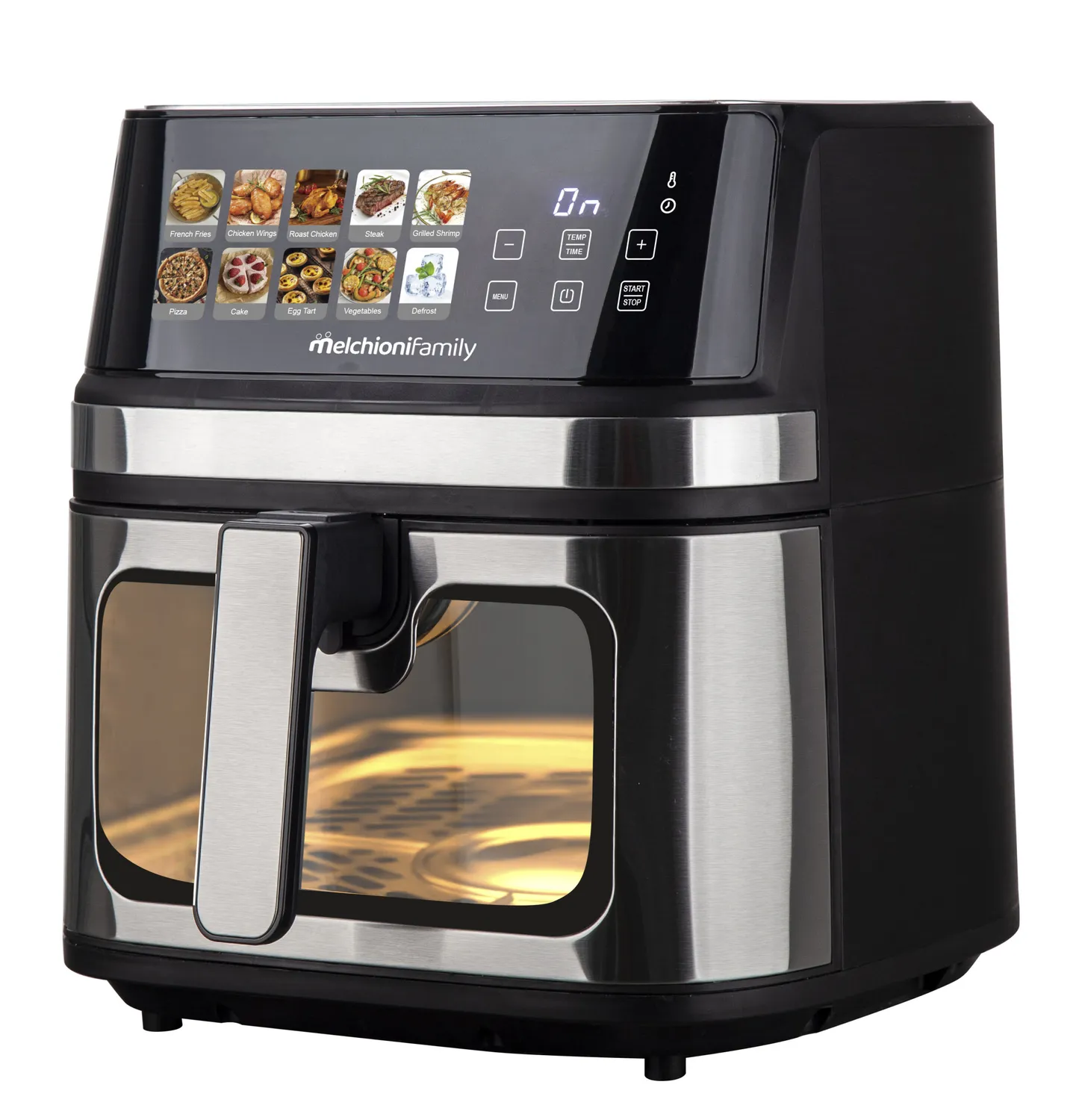 Melchioni Family Gaia Plus friggitrice aria nera 8L 2200W