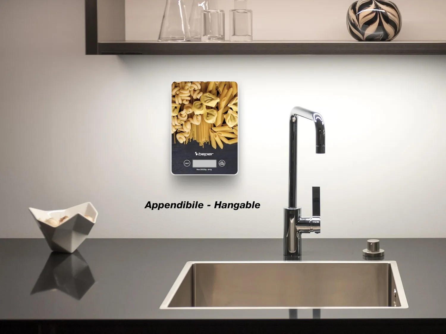 Beper P102BIL003 bilancia cucina digitale pasta 5 kg