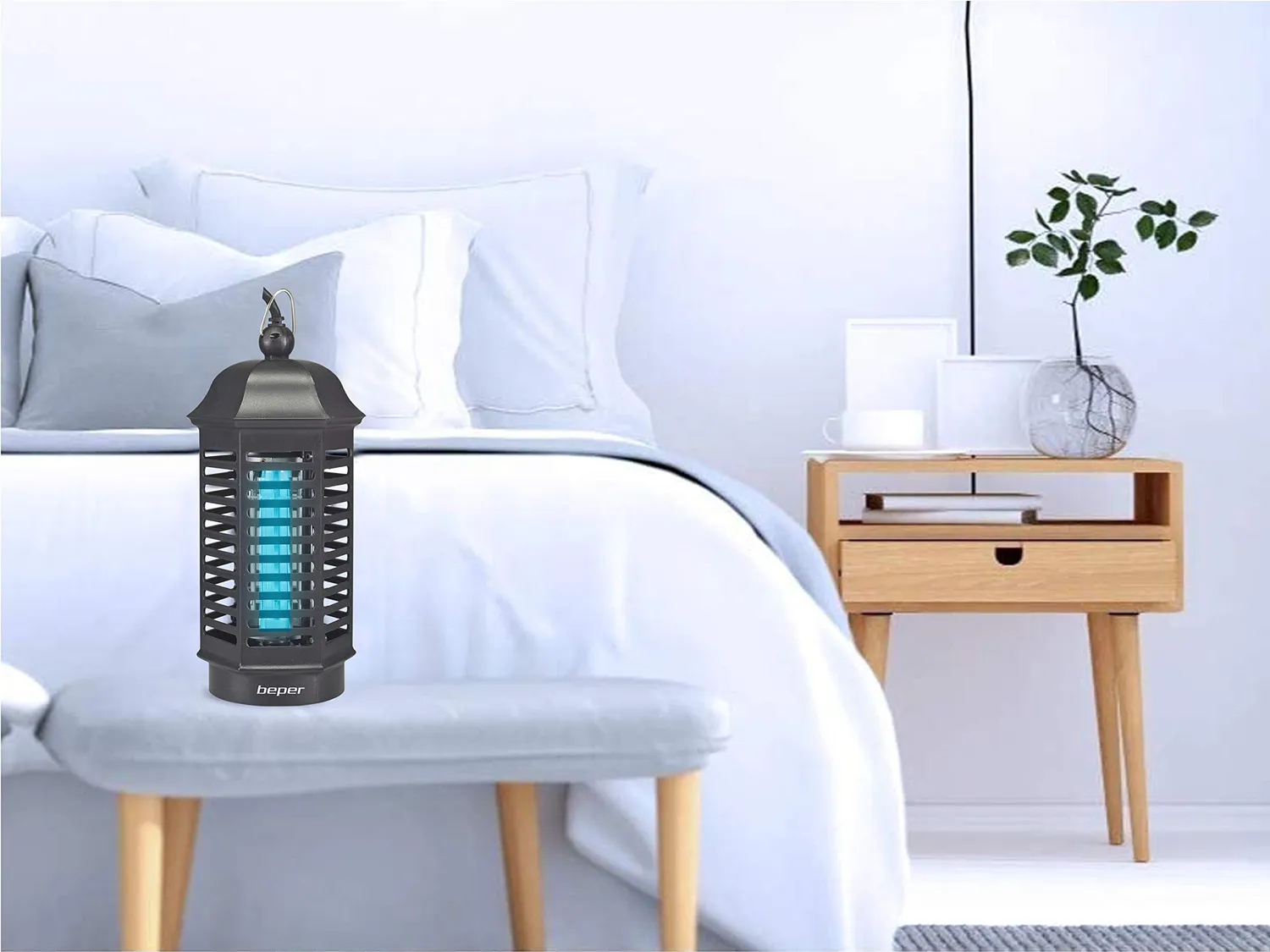 Beper P206ZAN001 Lampada Antizanzare UV-A Lanterna