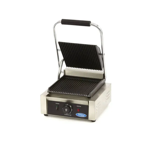 Maxima Griglia a Contatto Ghisa 1800W Doppia Scanalata