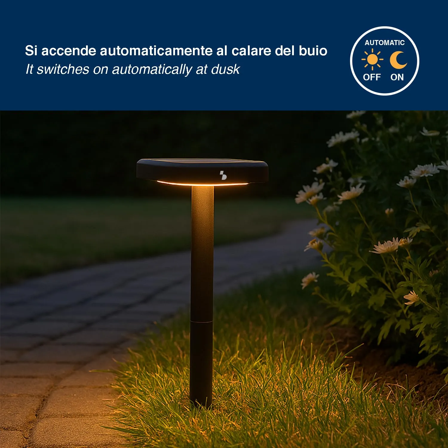 Beper P207ILO103 Lampada Solare da Giardino IP54