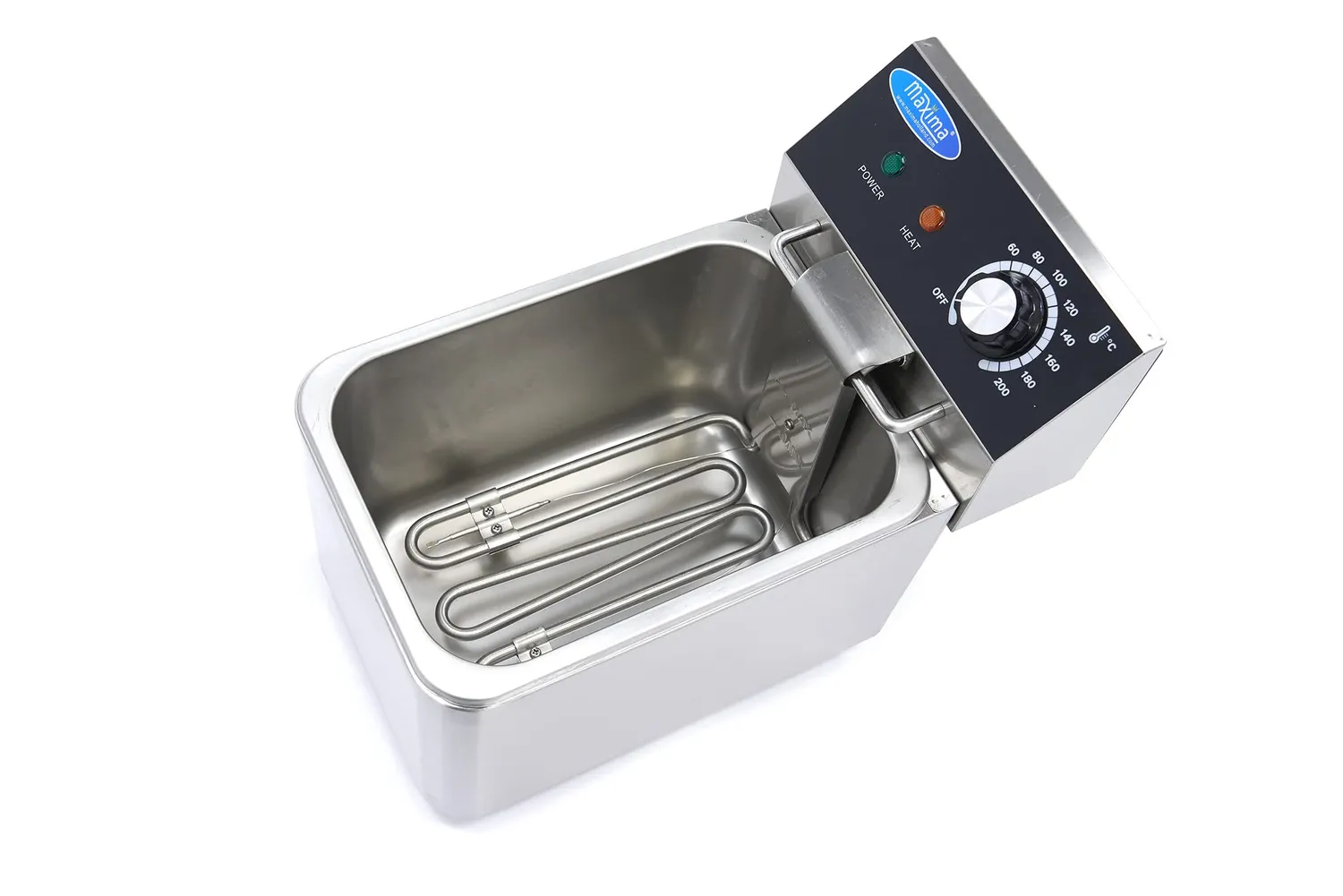 Pizza Maxima friggitrice inox 4L 1 cestello 0,8 kg
