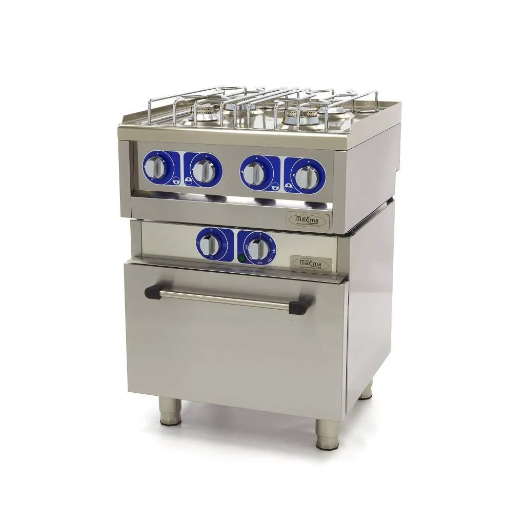Maxima Forno Elettrico 1/1 GN 60x60 cm 3000W Turbo