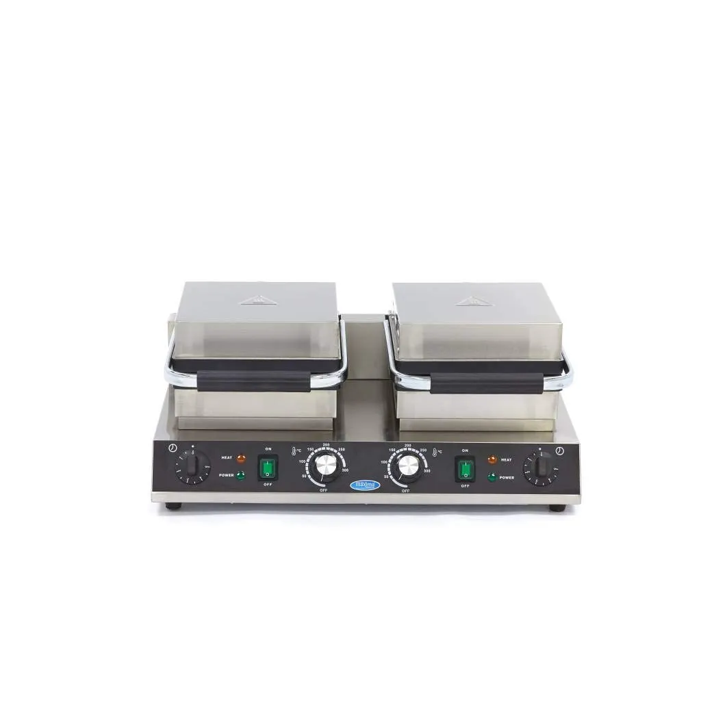 Maxima Gastro piastra waffle classica doppia 3200W antiaderente