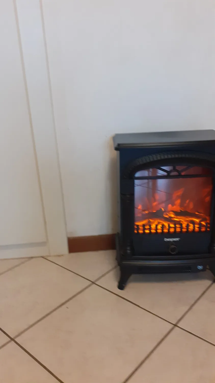 Beper RI.504 caminetto elettrico fiamma LED 2 potenze