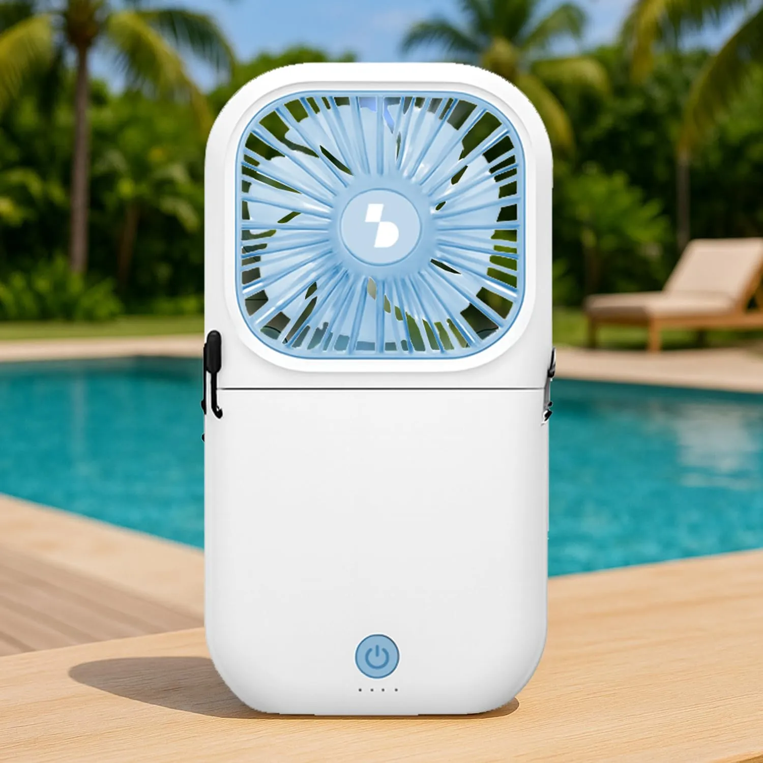 Beper P206VEN411 mini ventilatore pieghevole powerbank USB-C