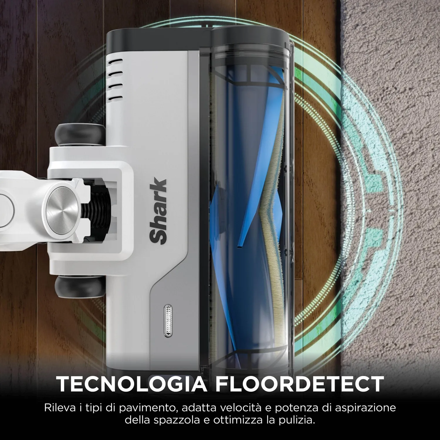 Shark PowerPro IZ382EUT aspirapolvere senza filo ottone chiaro