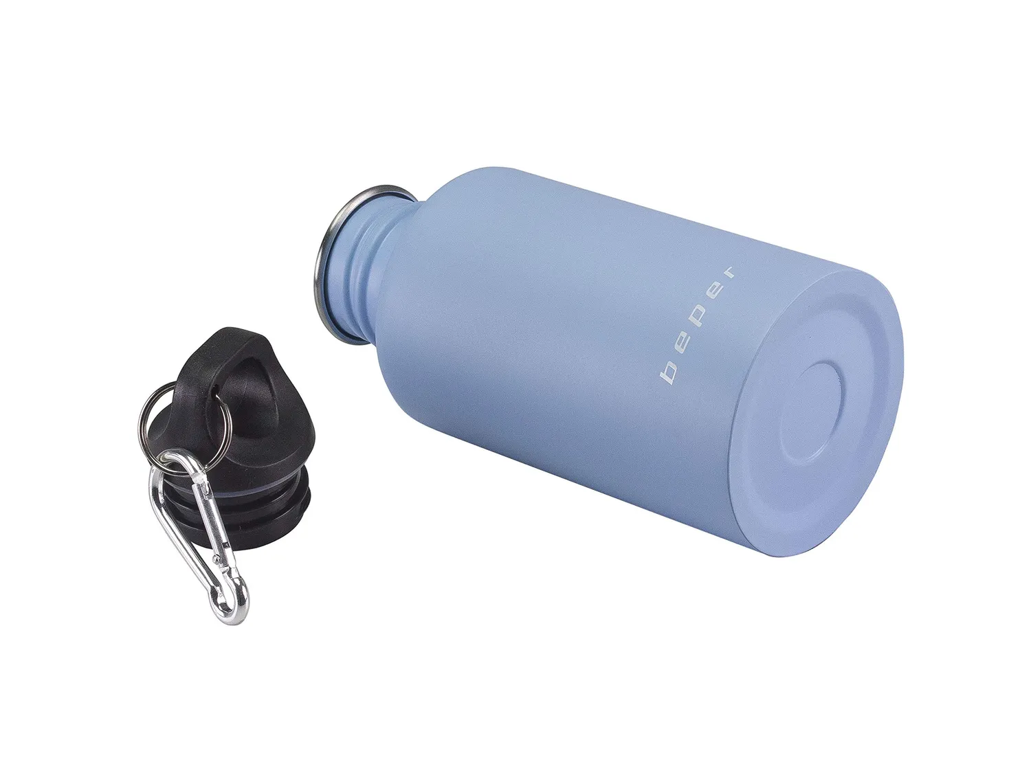 Beper C102BOT004 borraccia acciaio 500 ml azzurra