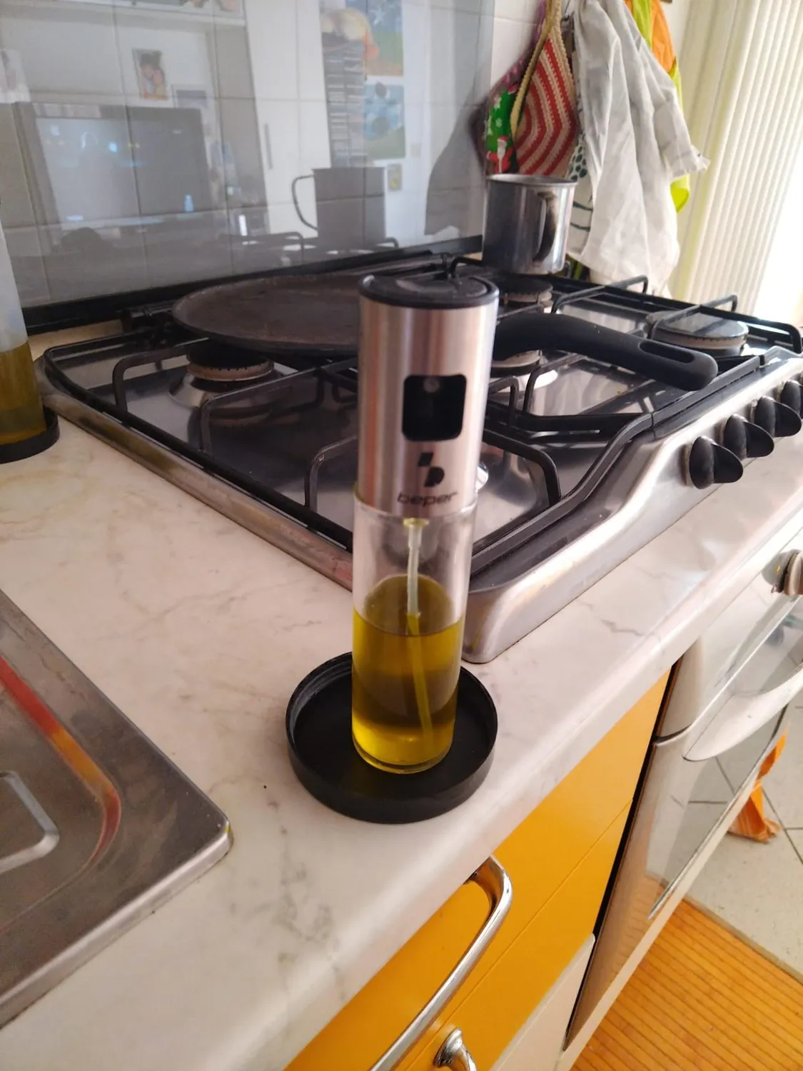 Beper Spruzzino Olio 2in1 Vetro 480 ml Spray Beccuccio