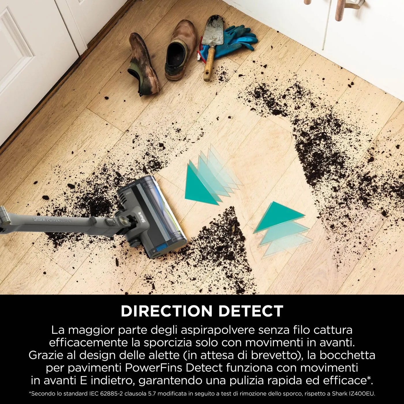 Shark PowerDetect Clean&Empty aspirapolvere senza filo base autosvuotante