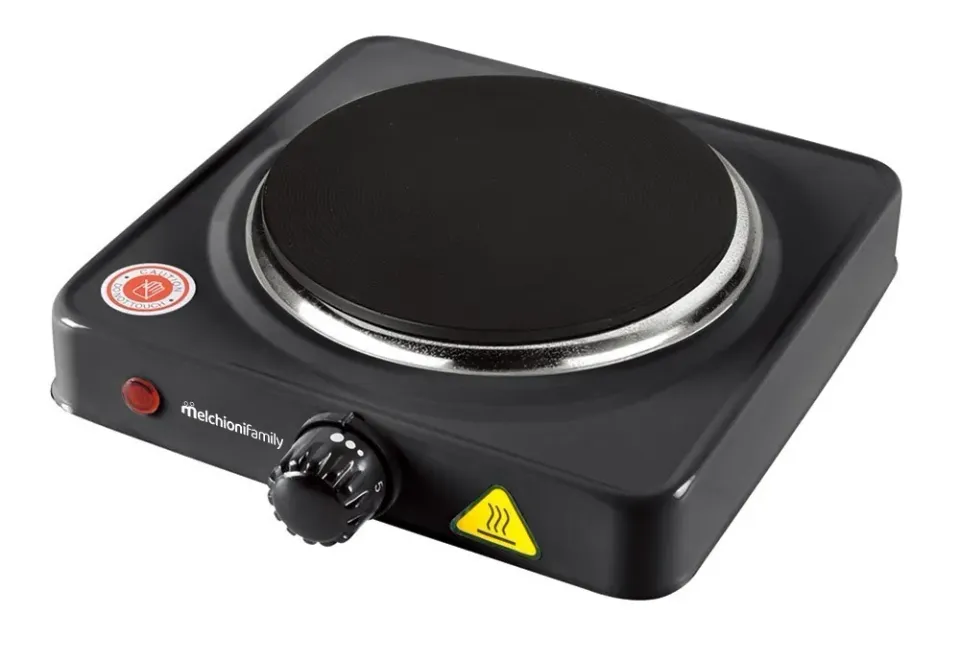 Melchioni Family Cook1 fornello elettrico 1 piastra ghisa nero