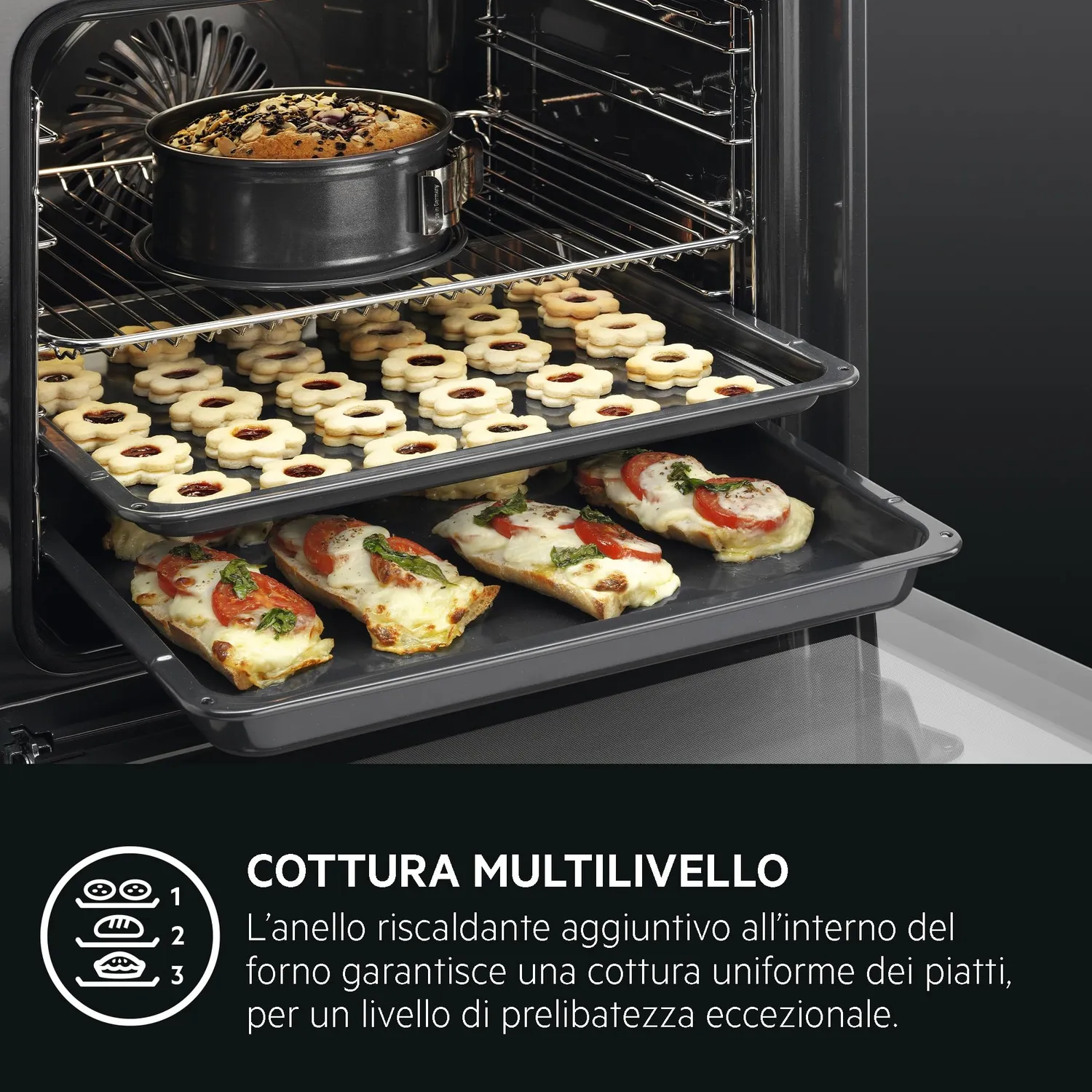 AEG Serie 6000 BEE431011M forno incasso 72 L acciaio