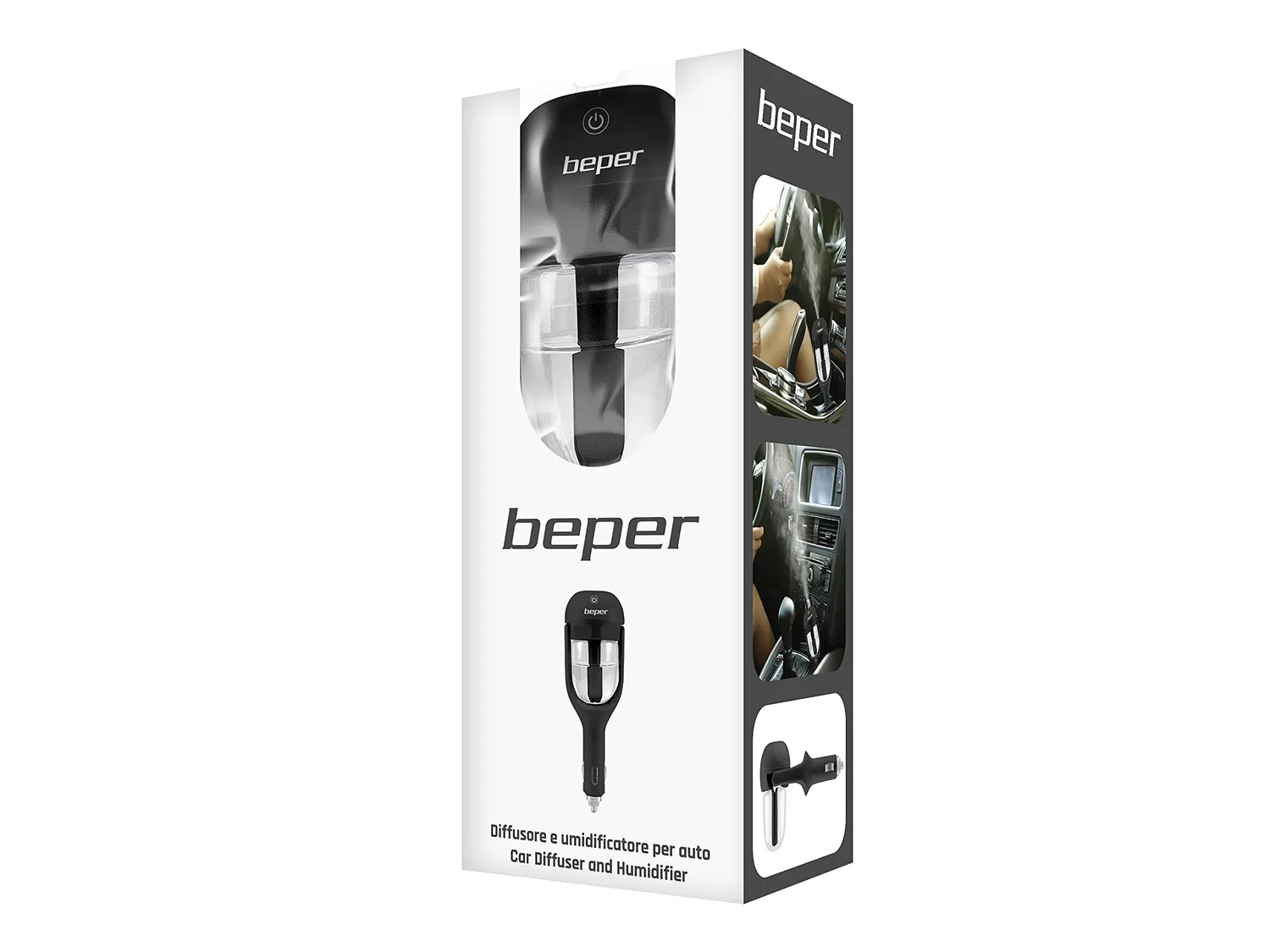 Beper P205DIF100 Diffusore Umidificatore Auto 25ml Nero