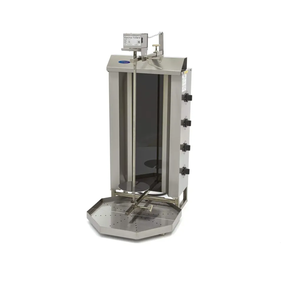 Pizza Maxima Grill Kebab 4 Fuochi Elettrico 50 kg