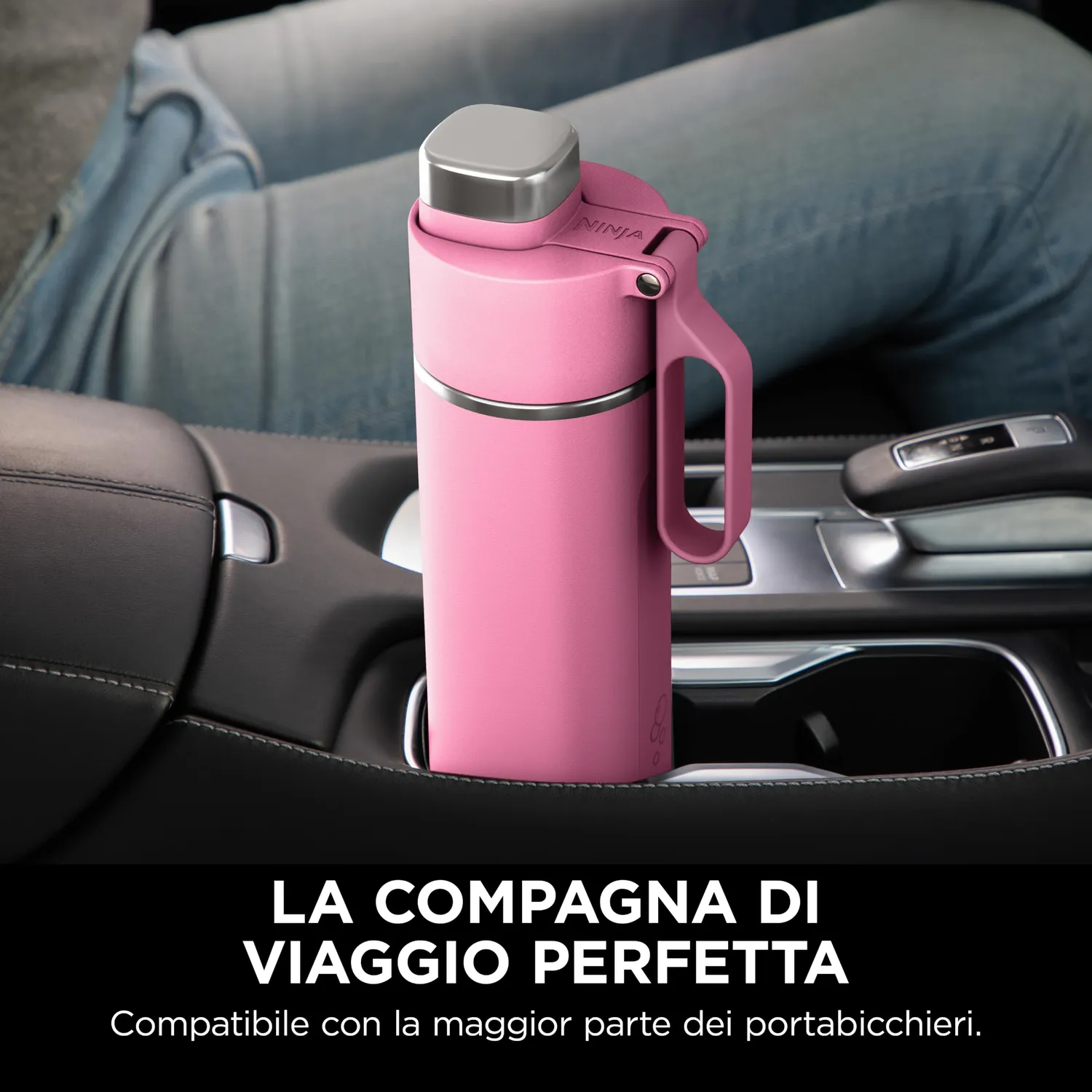 Ninja Thirsti DW2401EUUKBP1 borraccia termica gassate 700 ml rosa
