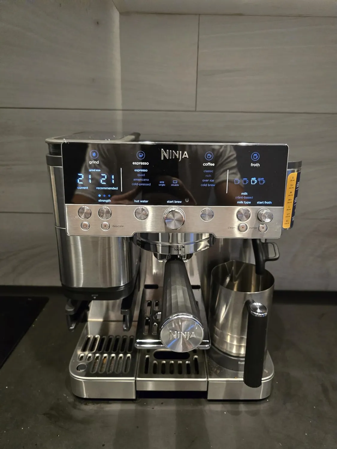 Ninja Luxe Cafe Premier macchina caffe espresso argento