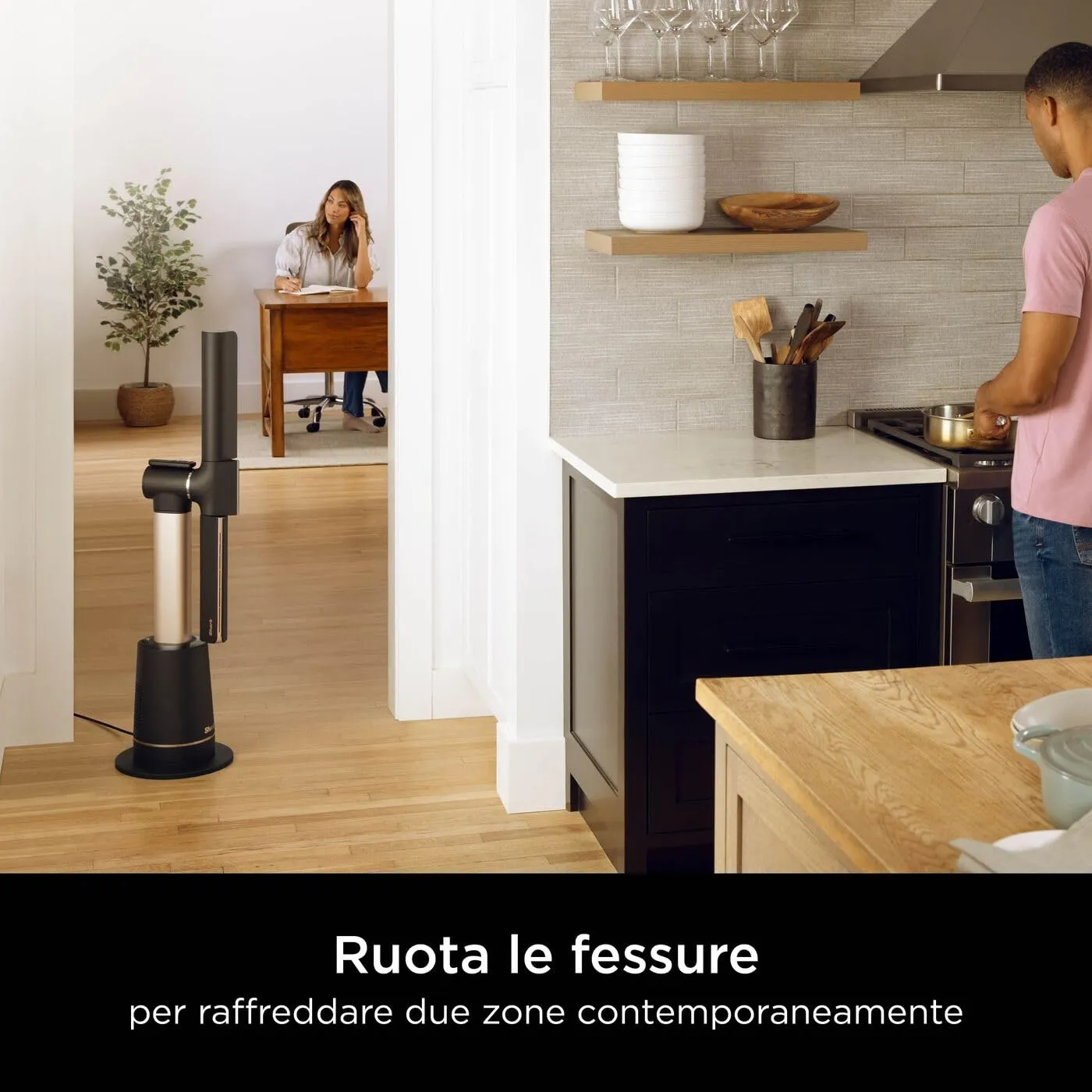 Shark TurboBlade TF200 Ventilatore senza Pale Nero silenzioso